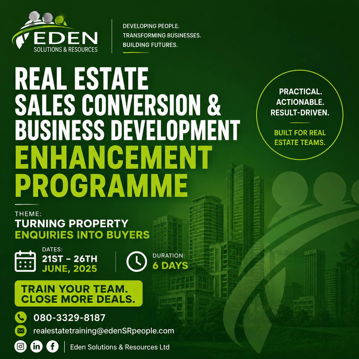 Eden professional team